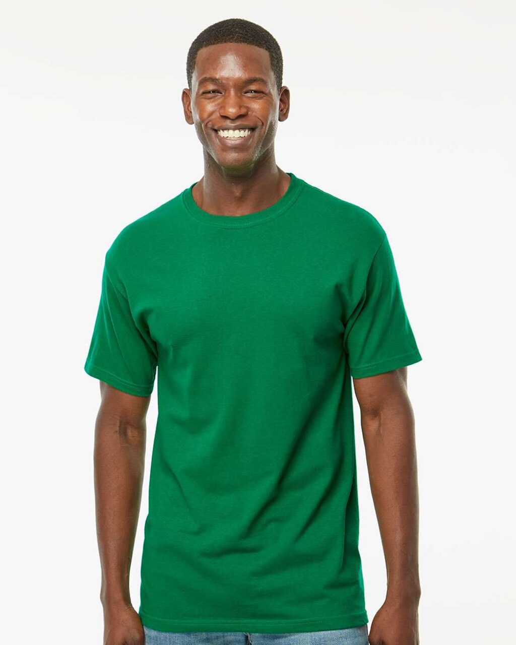 M&O Durable Double Needle Soft Touch Men's Basic Short Sleeve T-Shirt For Workwear Use